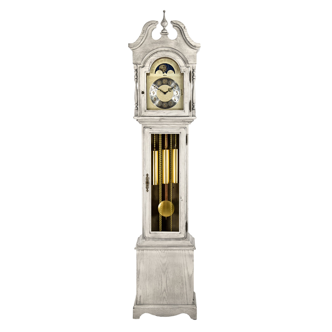 Alexandria grandmother clock in white by Hermle
