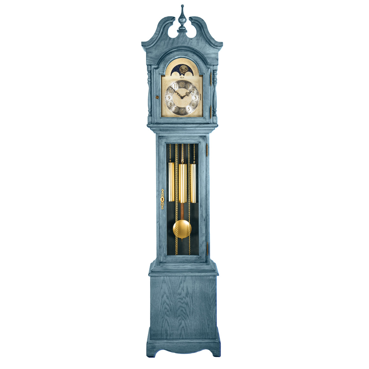 KENT Now Family New Traditional パブミラー Alexandria Grandfather clock by Hermle, modern farmhouse style