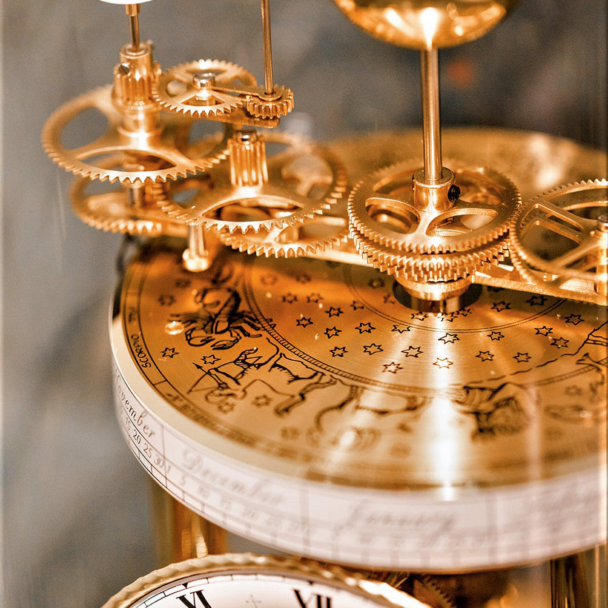 MODERN ASTROLABIUM CALENDAR CLOCK – Hermle North America