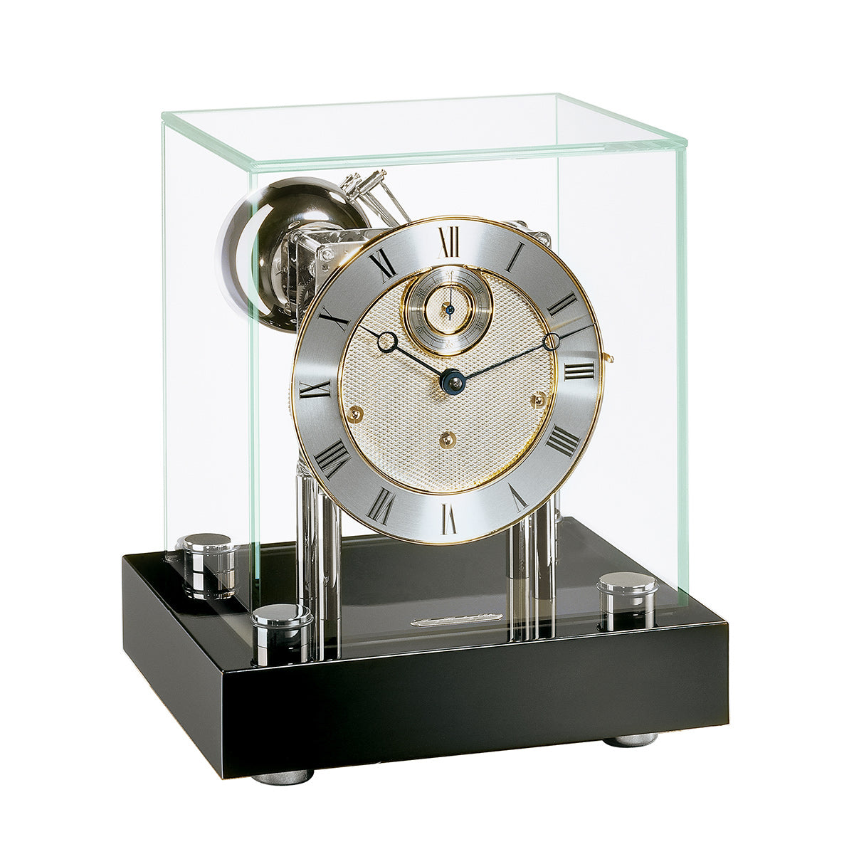 Stunning Chigwell Modern Glass Mantel Clock – Hermle North America