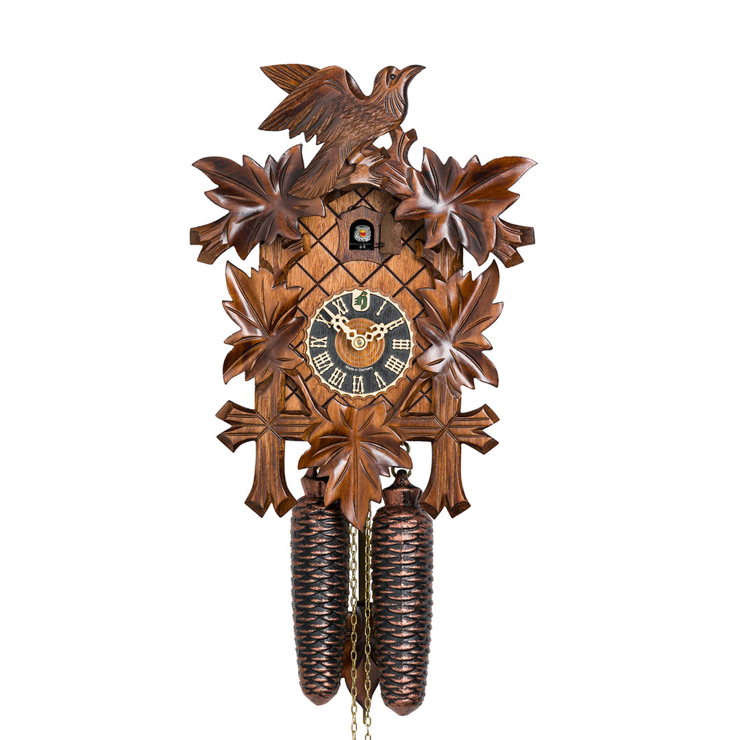 Lena 8-day cuckoo clock by Hönes on white background