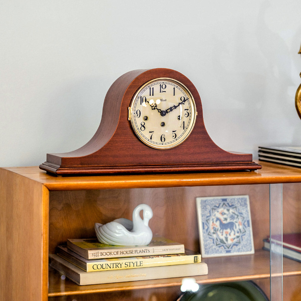 Classic Wooden Sweet Briar Tambour Mantel Clock – Hermle North America