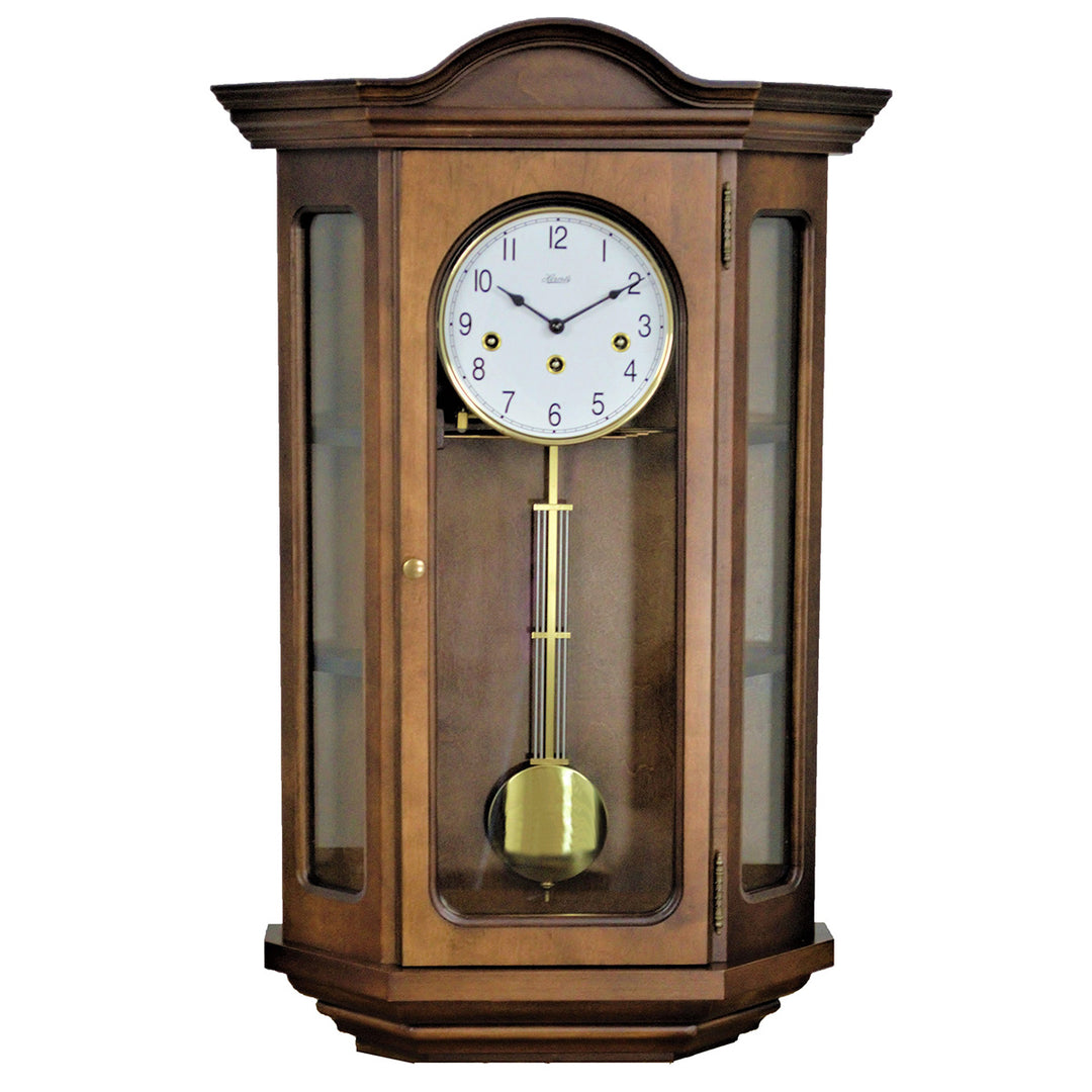 Faulkner wooden wall clock by Hermle