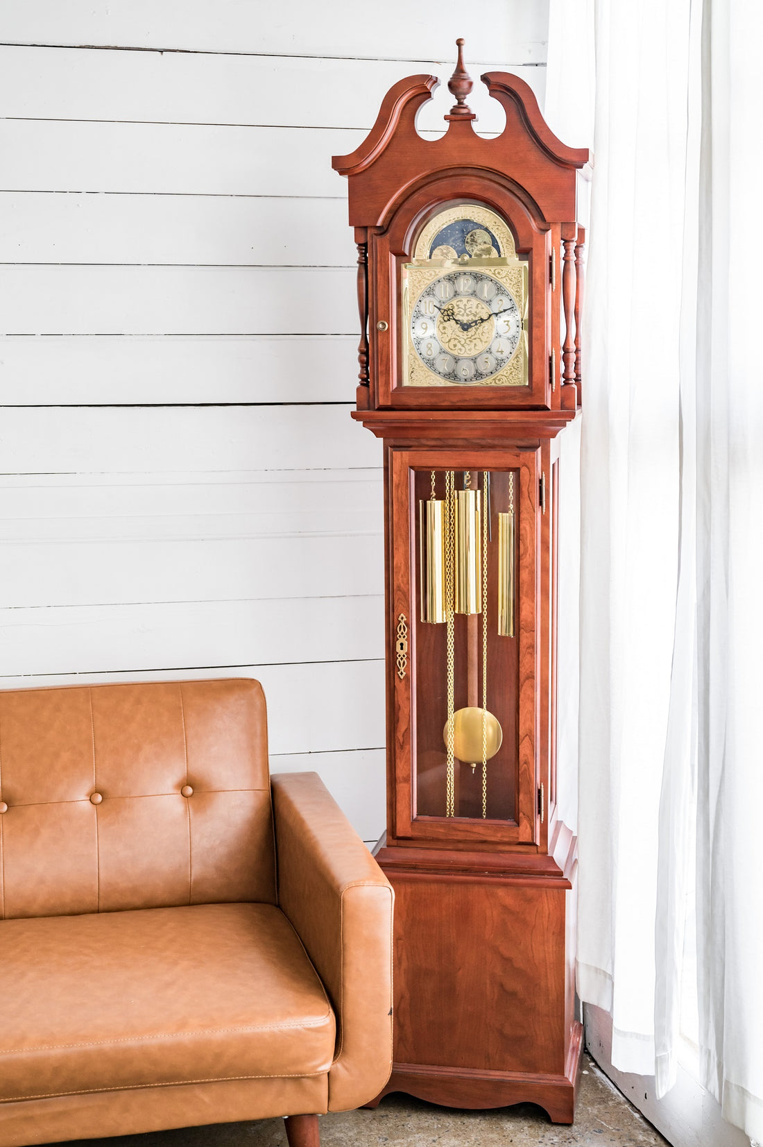 MODERN FARMHOUSE ALEXANDRIA GRANDFATHER CLOCK