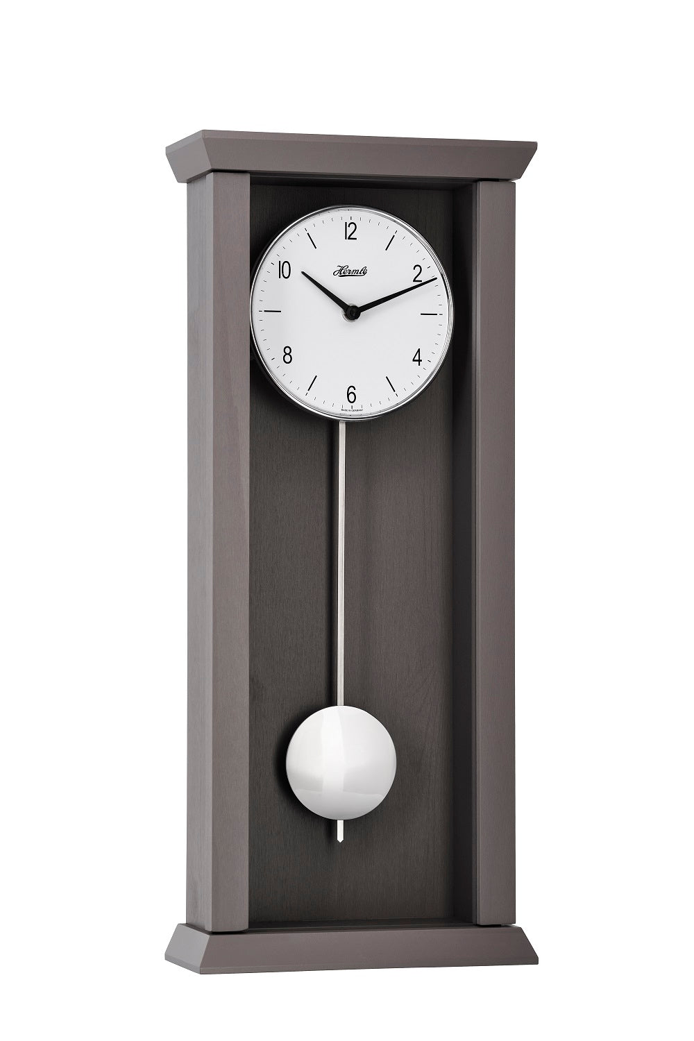 hermle scoop wall clock ヘルムレ 掛け時計 ドイツ 北欧 - 掛時計/柱時計