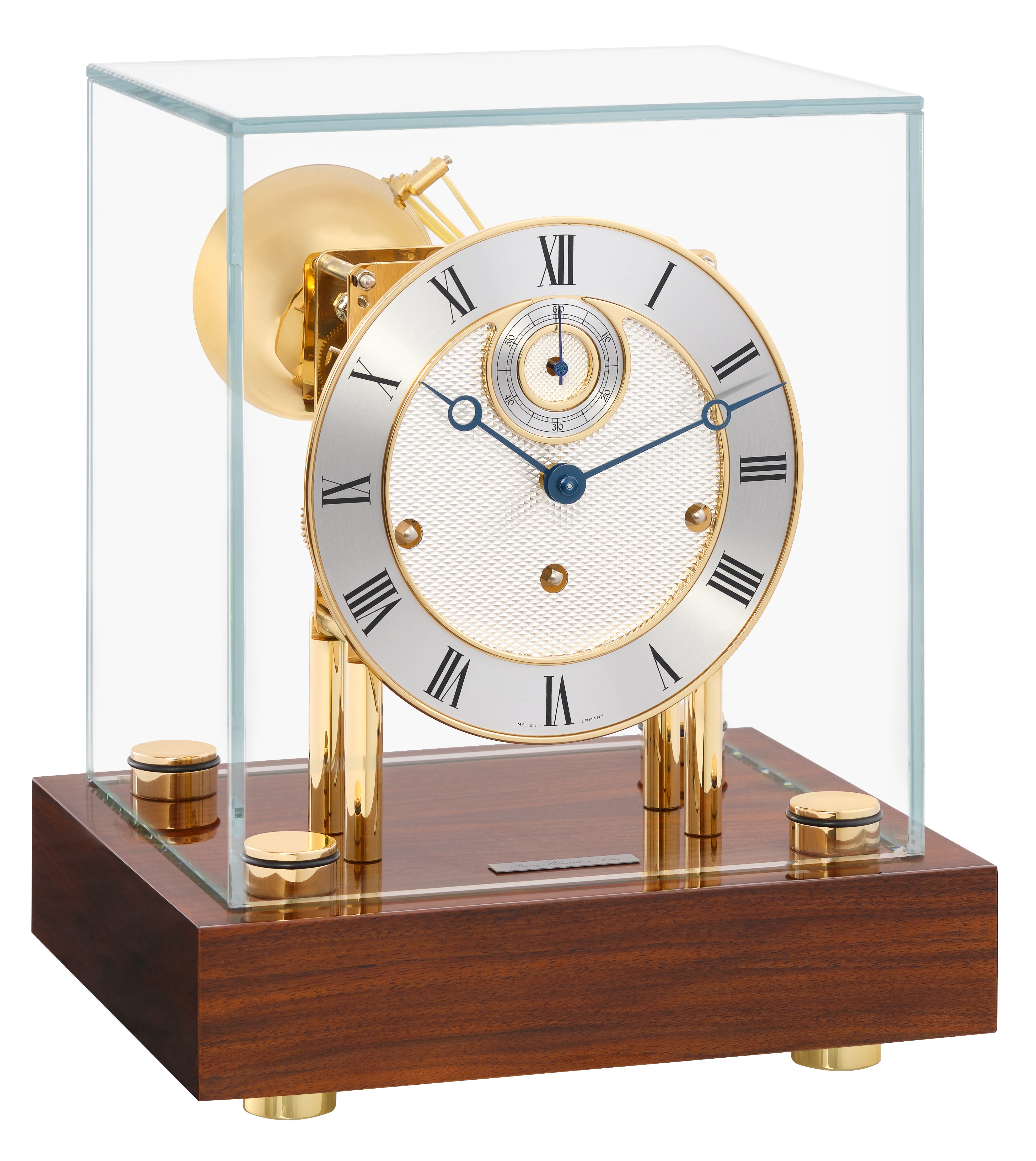 Stunning Chigwell Modern Glass Mantel Clock – Hermle North