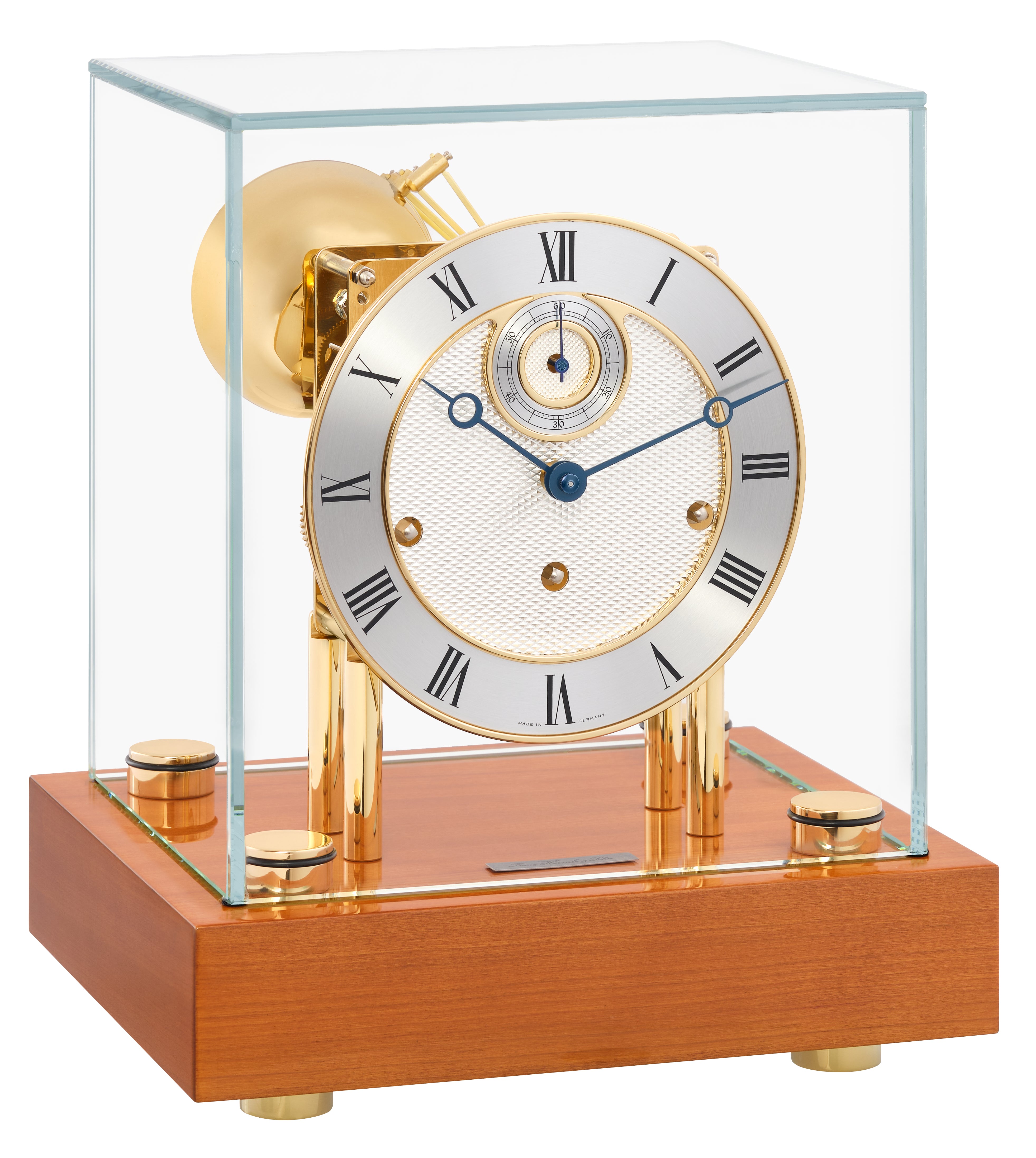 Stunning Chigwell Modern Glass Mantel Clock – Hermle North