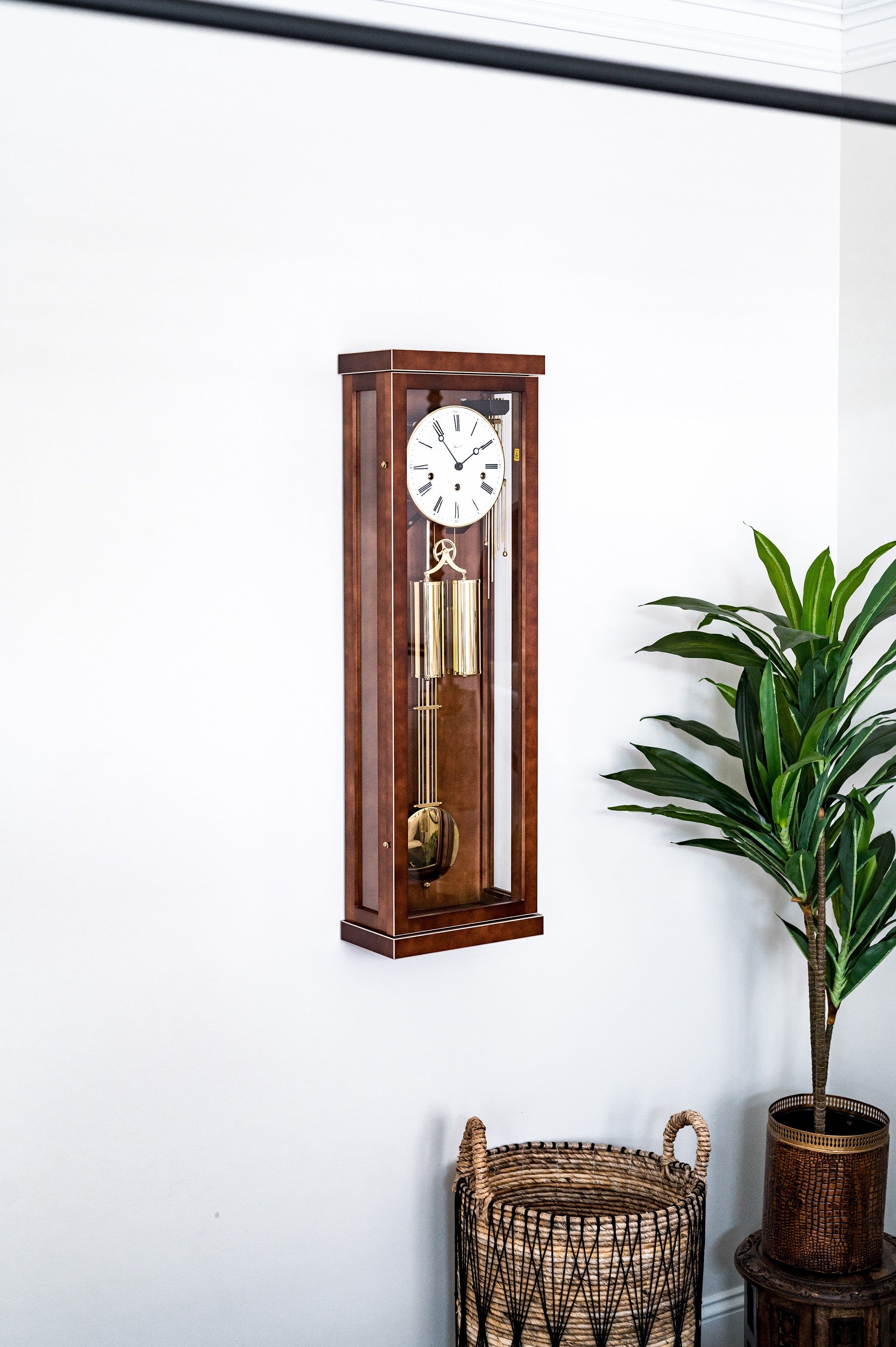 Modern Wooden Laredo Regulator Wall Clock – Hermle North America