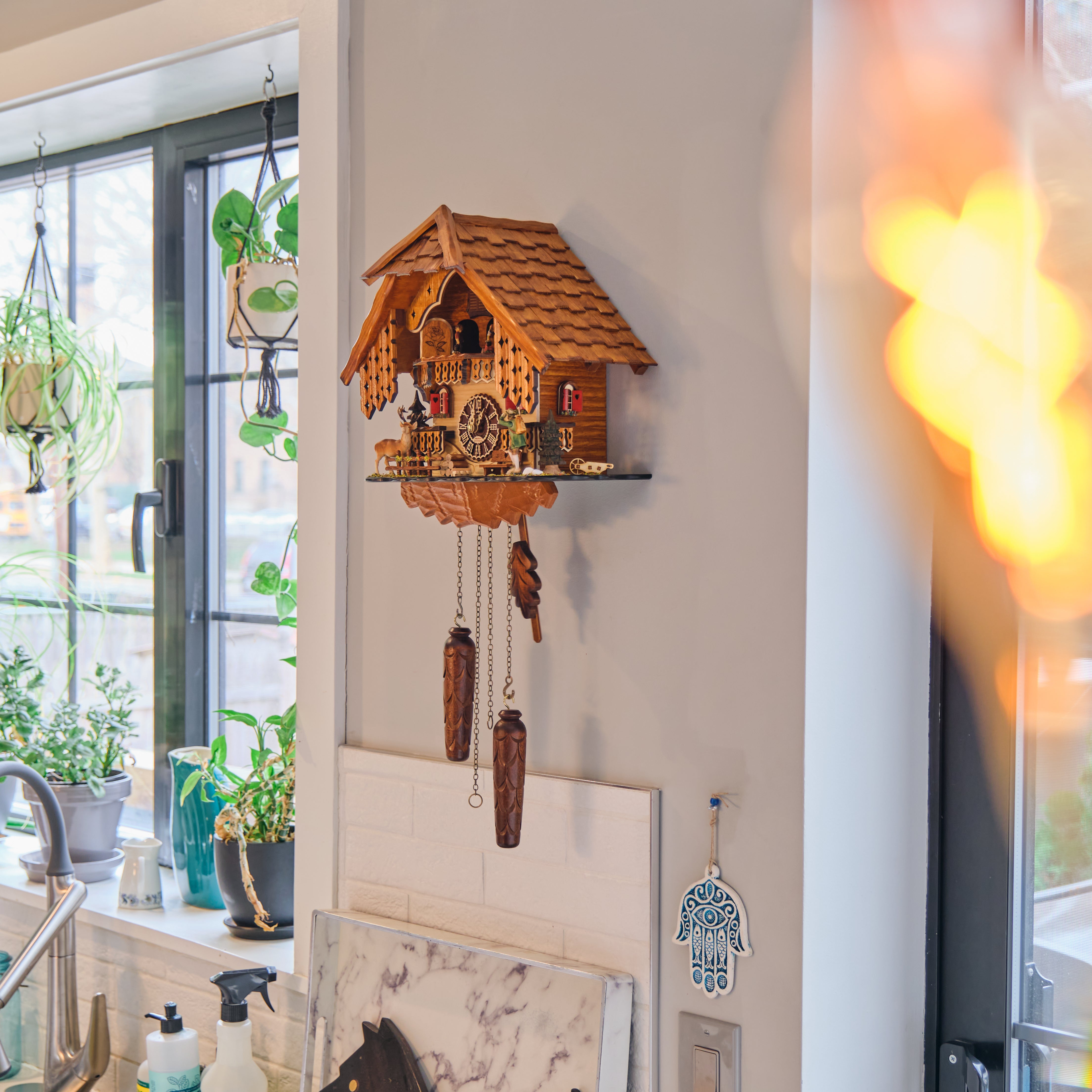 Moving Rheinburg Chalet Cuckoo Clock – Hermle North America